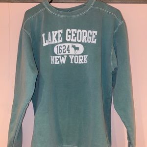 Green Comfort Colors Crewneck